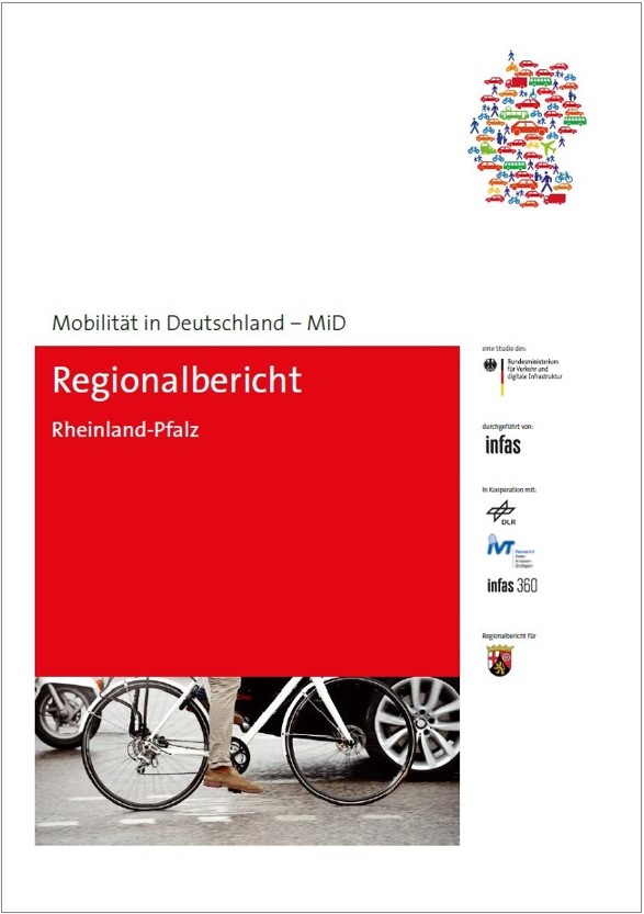 Studie „Mobilität in Deutschland – MiD, Regionalbericht Rheinland-Pfalz“